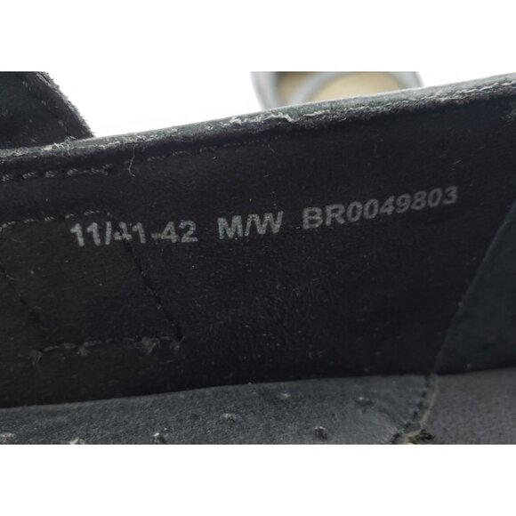 Born Basics Mary Jane Womens Buckle Comfort Flats Black Leather EU 41-42 US 11 - Picture 7 of 13